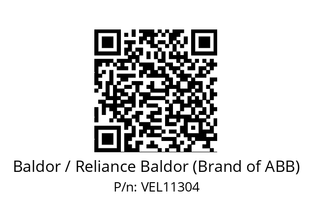 Motor  Baldor / Reliance Baldor (Brand of ABB) VEL11304