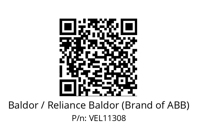 Motor  Baldor / Reliance Baldor (Brand of ABB) VEL11308