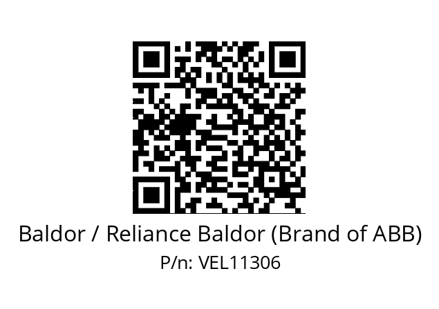 Motor  Baldor / Reliance Baldor (Brand of ABB) VEL11306