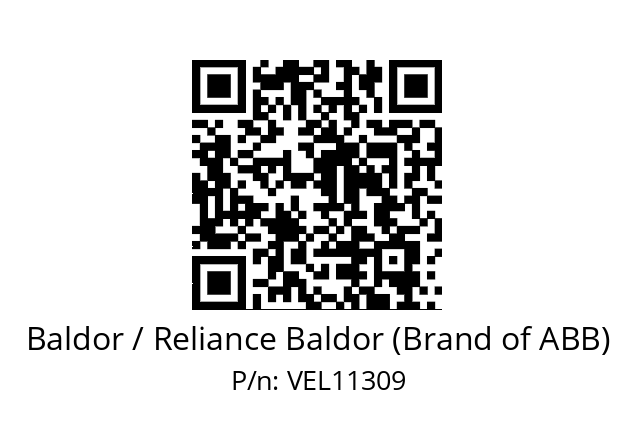 Motor  Baldor / Reliance Baldor (Brand of ABB) VEL11309