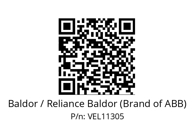 Motor  Baldor / Reliance Baldor (Brand of ABB) VEL11305