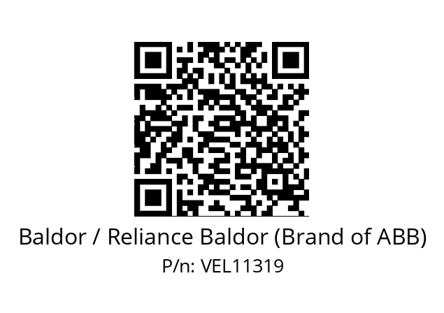 Motor  Baldor / Reliance Baldor (Brand of ABB) VEL11319