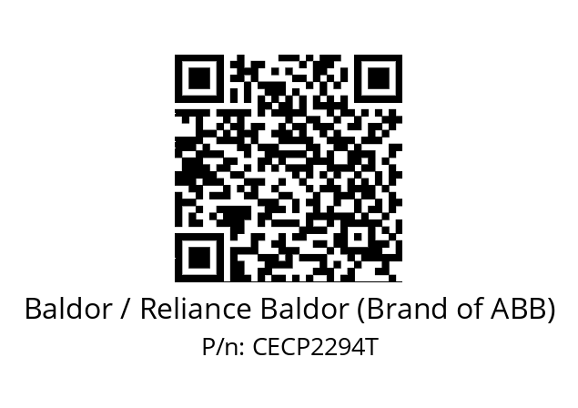 Motor  Baldor / Reliance Baldor (Brand of ABB) CECP2294T