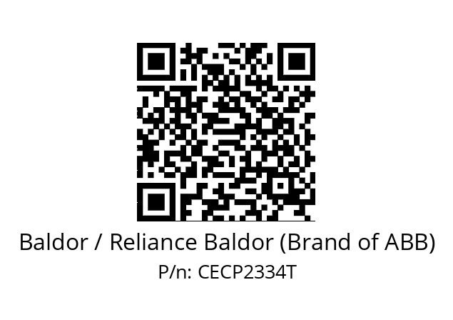 Motor  Baldor / Reliance Baldor (Brand of ABB) CECP2334T