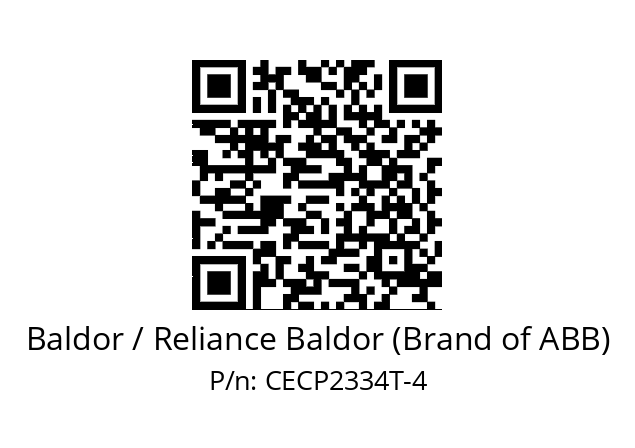 Motor  Baldor / Reliance Baldor (Brand of ABB) CECP2334T-4