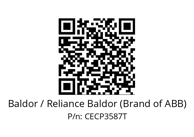 Motor  Baldor / Reliance Baldor (Brand of ABB) CECP3587T