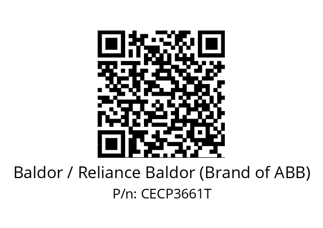 Motor  Baldor / Reliance Baldor (Brand of ABB) CECP3661T