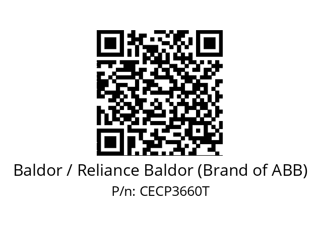 Motor  Baldor / Reliance Baldor (Brand of ABB) CECP3660T