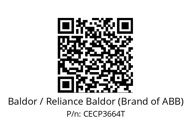 Motor  Baldor / Reliance Baldor (Brand of ABB) CECP3664T