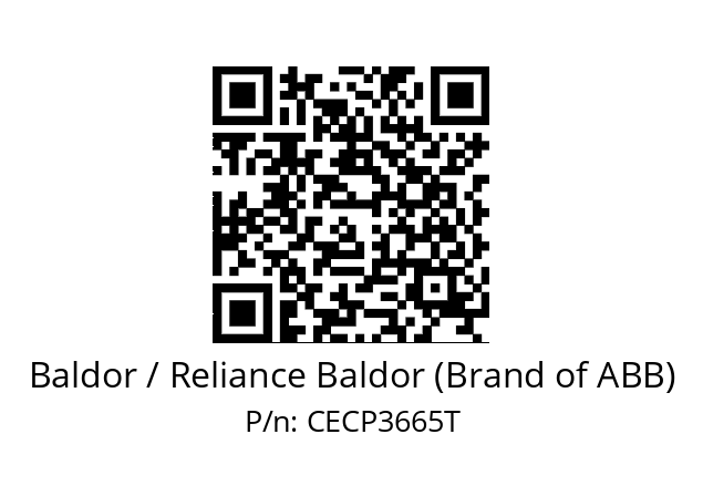 Motor  Baldor / Reliance Baldor (Brand of ABB) CECP3665T