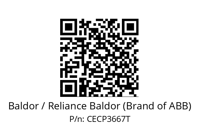 Motor  Baldor / Reliance Baldor (Brand of ABB) CECP3667T