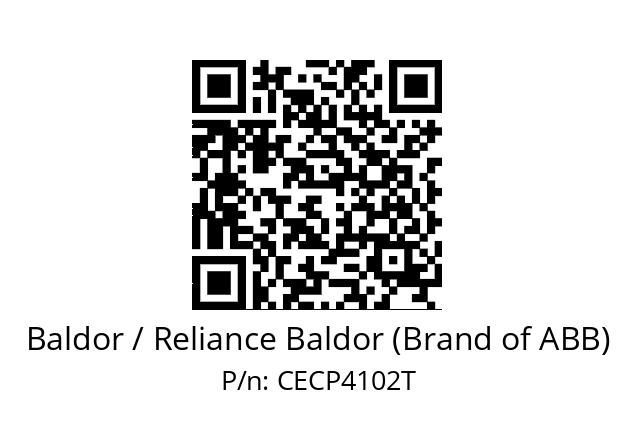 Motor  Baldor / Reliance Baldor (Brand of ABB) CECP4102T