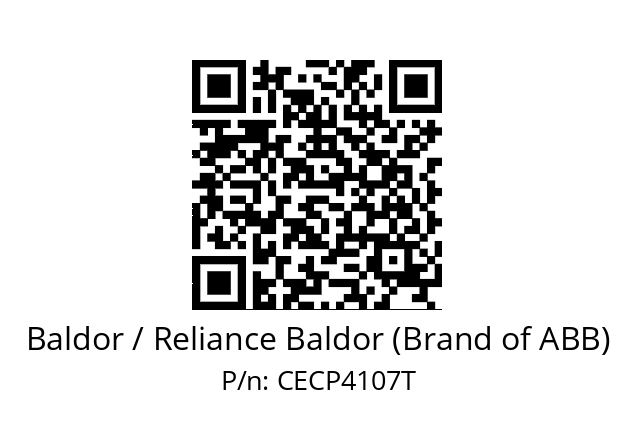 Motor  Baldor / Reliance Baldor (Brand of ABB) CECP4107T