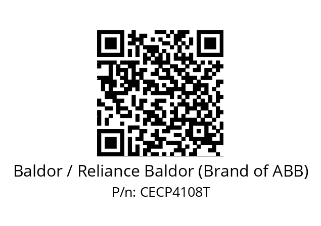 Motor  Baldor / Reliance Baldor (Brand of ABB) CECP4108T