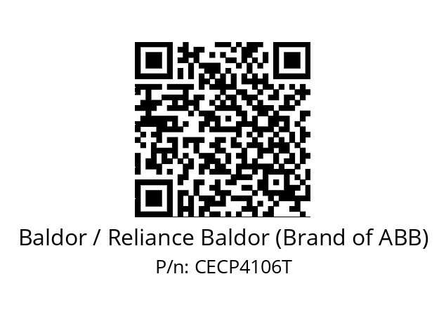 Motor  Baldor / Reliance Baldor (Brand of ABB) CECP4106T