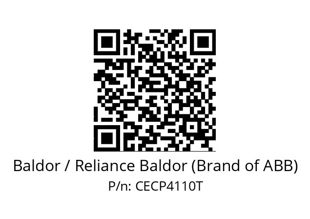 Motor  Baldor / Reliance Baldor (Brand of ABB) CECP4110T