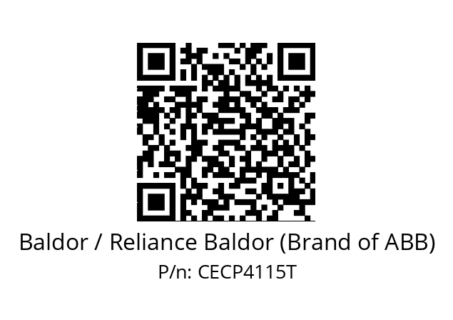 Motor  Baldor / Reliance Baldor (Brand of ABB) CECP4115T