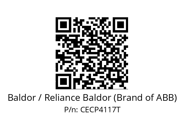 Motor  Baldor / Reliance Baldor (Brand of ABB) CECP4117T