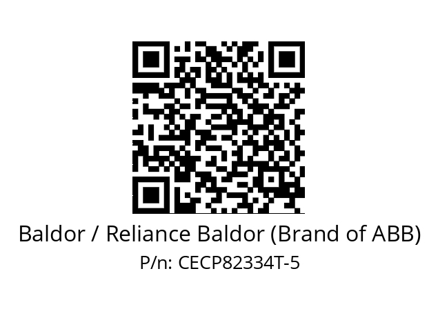 Motor  Baldor / Reliance Baldor (Brand of ABB) CECP82334T-5