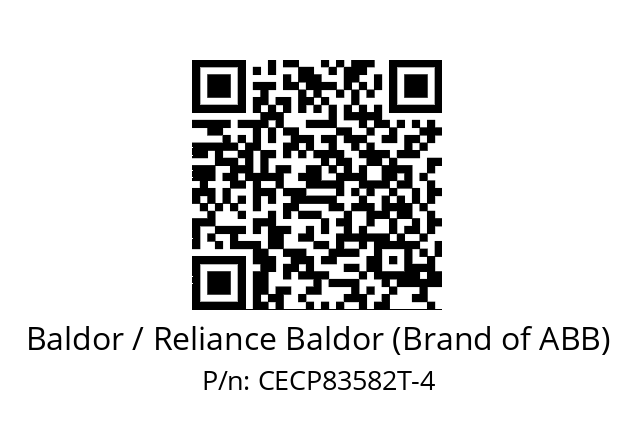 Motor  Baldor / Reliance Baldor (Brand of ABB) CECP83582T-4