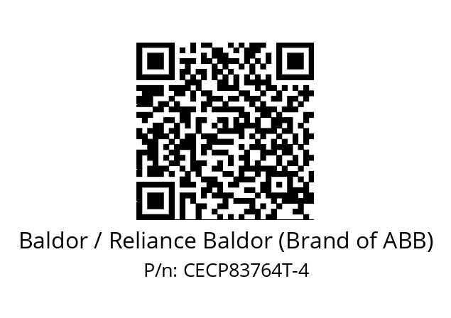 Motor  Baldor / Reliance Baldor (Brand of ABB) CECP83764T-4