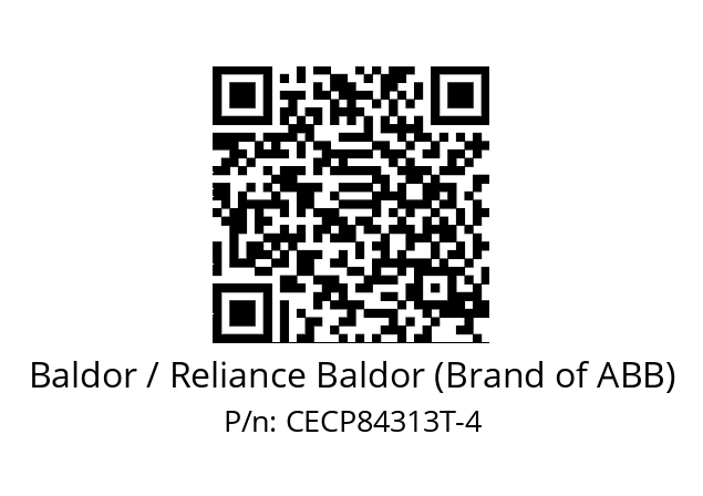 Motor  Baldor / Reliance Baldor (Brand of ABB) CECP84313T-4