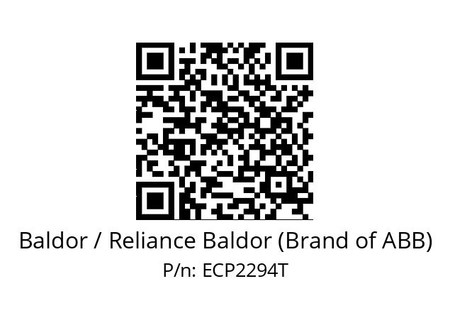 Motor  Baldor / Reliance Baldor (Brand of ABB) ECP2294T