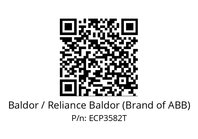 Motor  Baldor / Reliance Baldor (Brand of ABB) ECP3582T