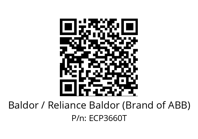 Motor  Baldor / Reliance Baldor (Brand of ABB) ECP3660T