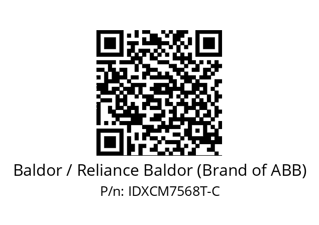 Motor  Baldor / Reliance Baldor (Brand of ABB) IDXCM7568T-C