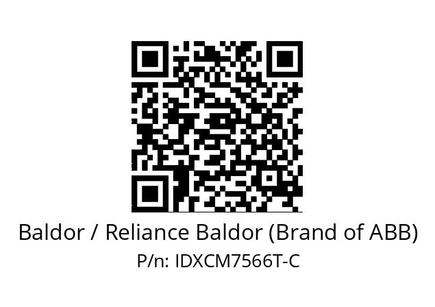 Motor  Baldor / Reliance Baldor (Brand of ABB) IDXCM7566T-C