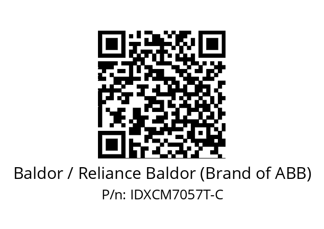 Motor  Baldor / Reliance Baldor (Brand of ABB) IDXCM7057T-C