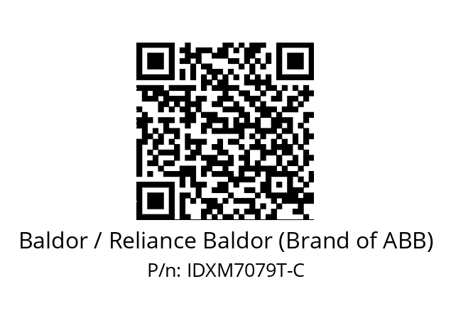 Motor  Baldor / Reliance Baldor (Brand of ABB) IDXM7079T-C