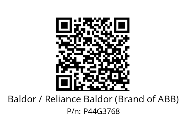 Motor  Baldor / Reliance Baldor (Brand of ABB) P44G3768