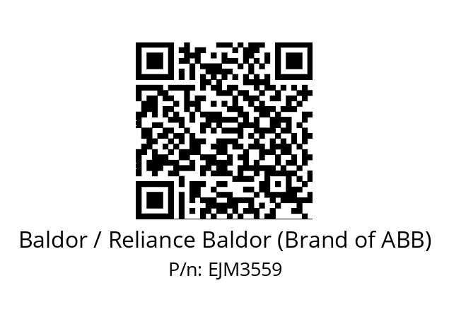 Motor  Baldor / Reliance Baldor (Brand of ABB) EJM3559