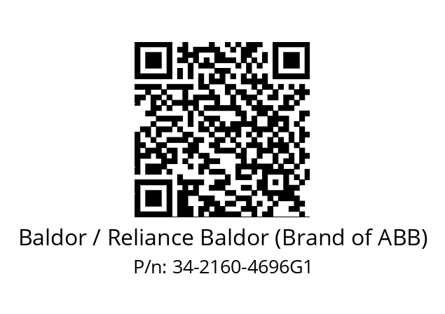   Baldor / Reliance Baldor (Brand of ABB) 34-2160-4696G1