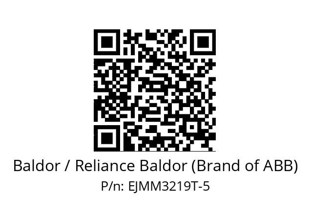 Motor  Baldor / Reliance Baldor (Brand of ABB) EJMM3219T-5