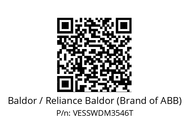 Motor  Baldor / Reliance Baldor (Brand of ABB) VESSWDM3546T