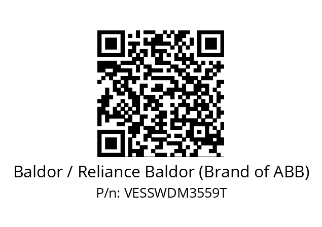 Motor  Baldor / Reliance Baldor (Brand of ABB) VESSWDM3559T