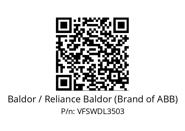 Motor  Baldor / Reliance Baldor (Brand of ABB) VFSWDL3503