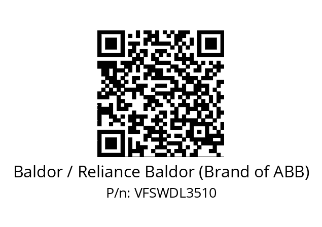 Motor  Baldor / Reliance Baldor (Brand of ABB) VFSWDL3510