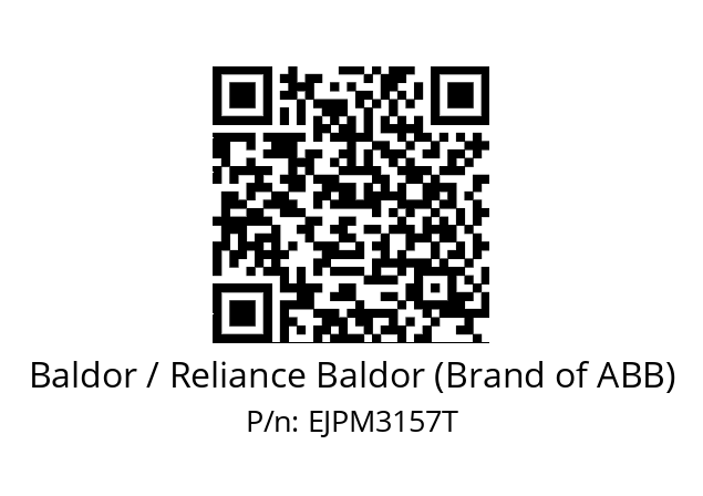 Motor  Baldor / Reliance Baldor (Brand of ABB) EJPM3157T