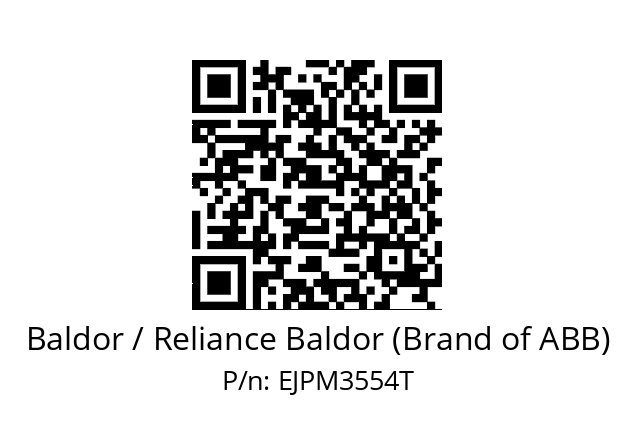 Motor  Baldor / Reliance Baldor (Brand of ABB) EJPM3554T