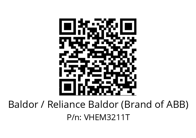 Motor  Baldor / Reliance Baldor (Brand of ABB) VHEM3211T