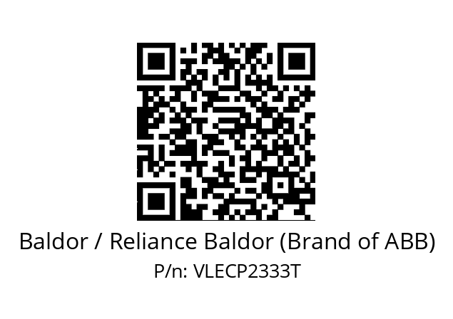 Motor  Baldor / Reliance Baldor (Brand of ABB) VLECP2333T