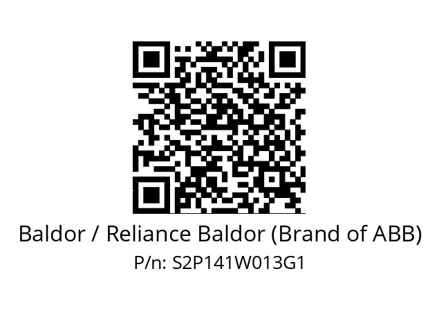  BSM80B-133AE Baldor / Reliance Baldor (Brand of ABB) S2P141W013G1