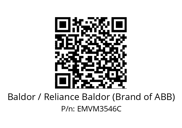 Motor  Baldor / Reliance Baldor (Brand of ABB) EMVM3546C