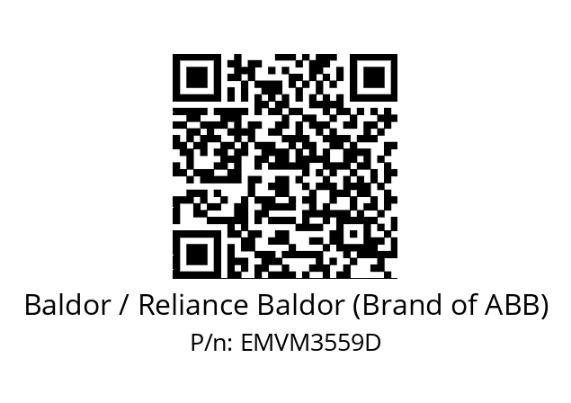 Motor  Baldor / Reliance Baldor (Brand of ABB) EMVM3559D