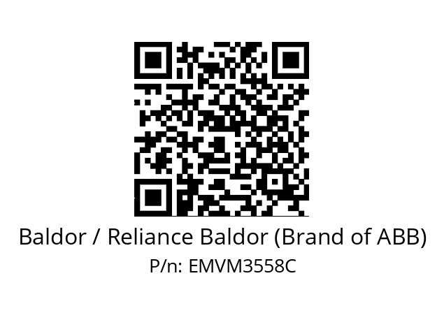 Motor  Baldor / Reliance Baldor (Brand of ABB) EMVM3558C