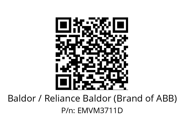 Motor  Baldor / Reliance Baldor (Brand of ABB) EMVM3711D